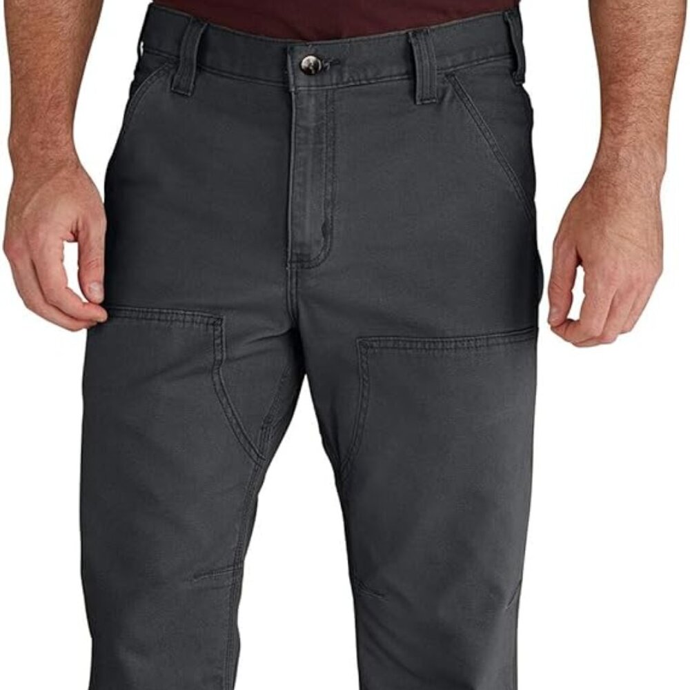 NWT Carhartt M's Rugged Flex Relaxed Fit Duck Utility Work Pant- Grey